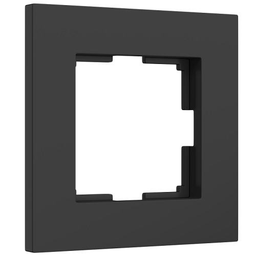 Рамка универсальная Werkel Slab 1-м. черный матовый картинка